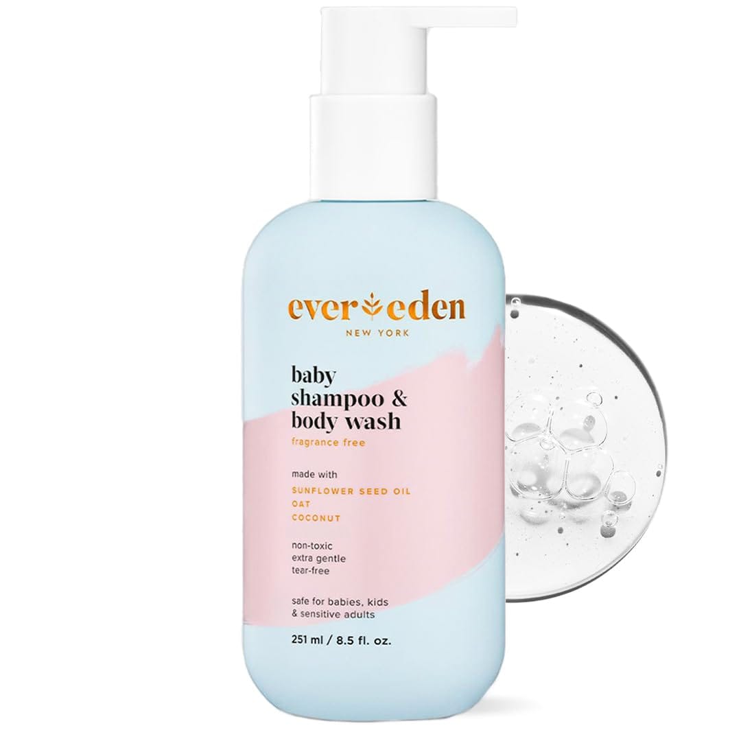 Evereden Baby Shampoo & Body Wash Fragrance Free