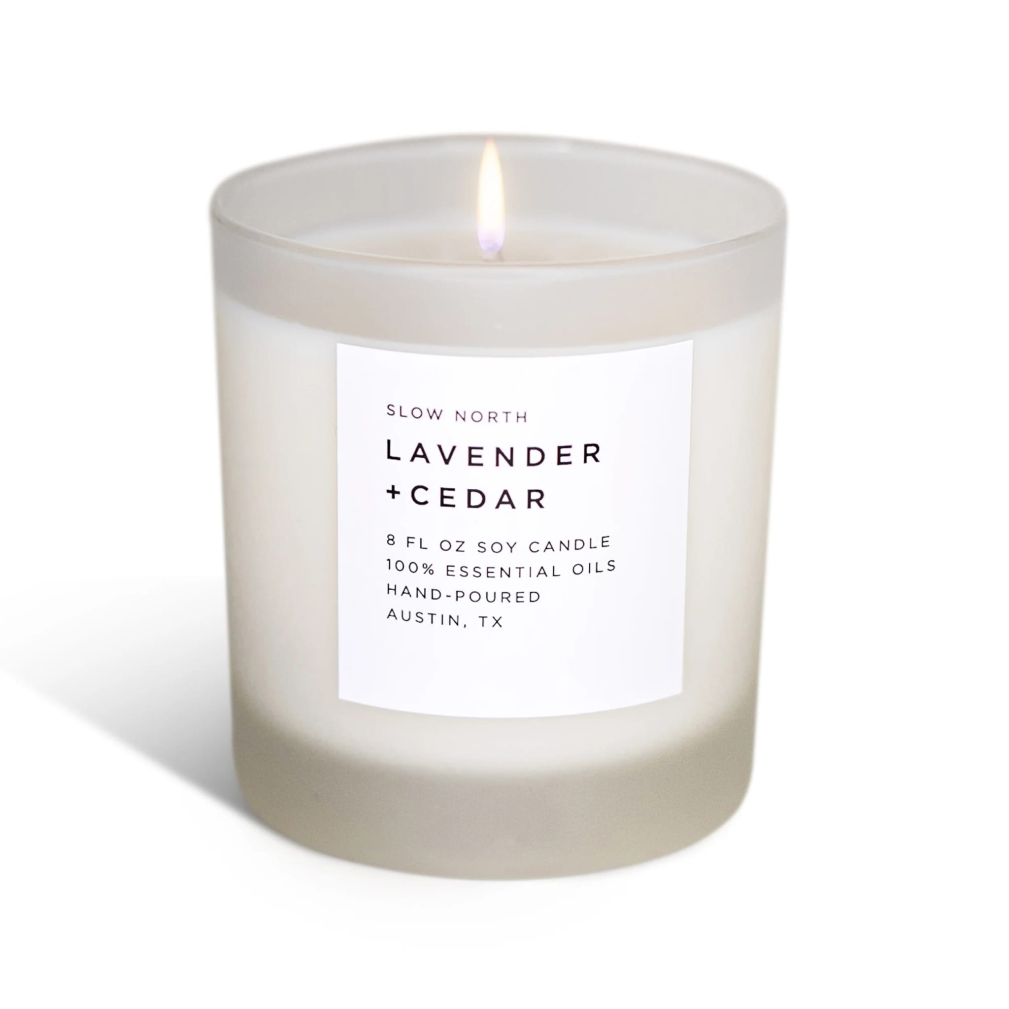 Slow North Lavender and Cedar Signature Candle
