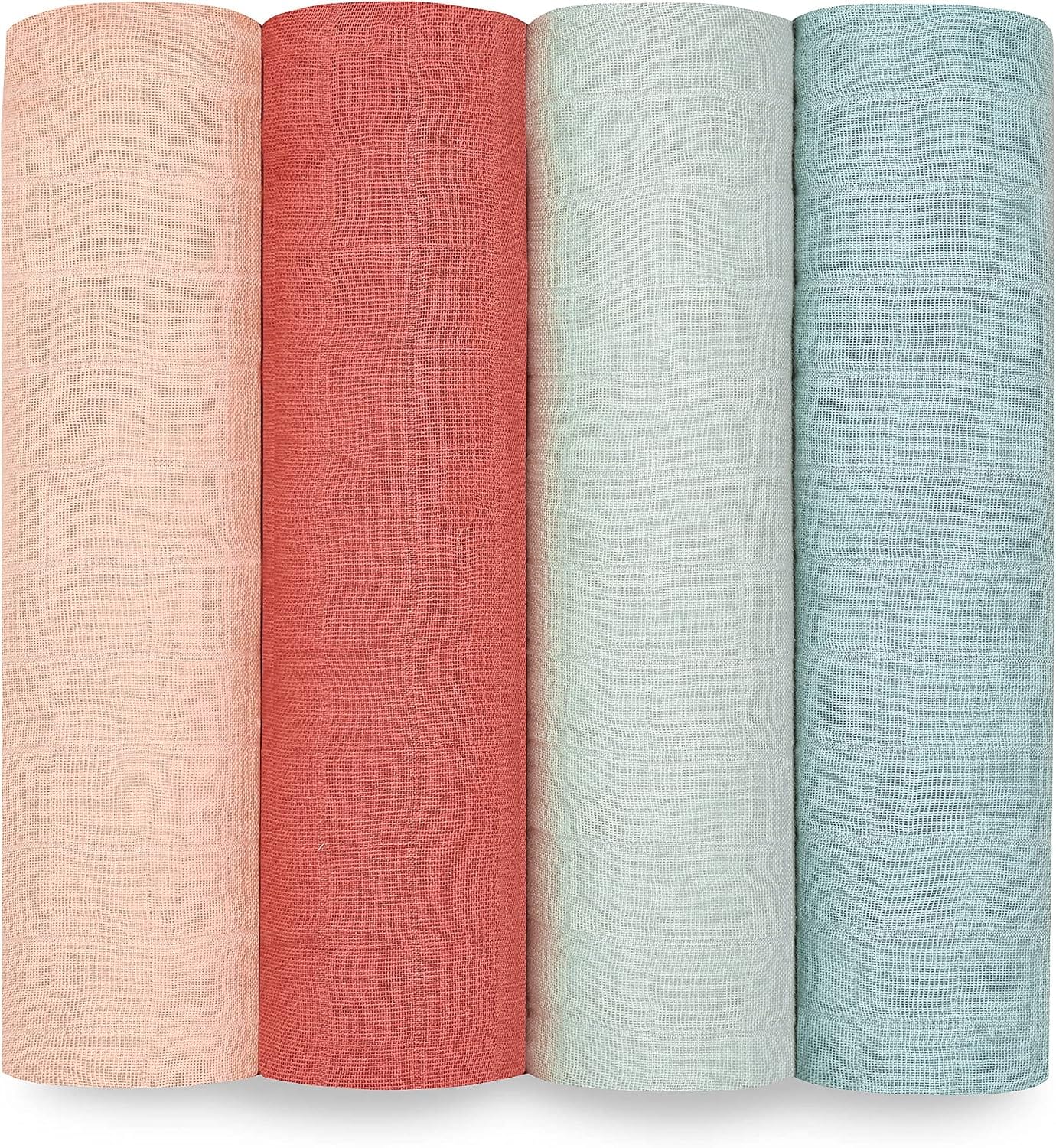 aden + anais Organic Cotton Muslin Swaddle 4-Pack